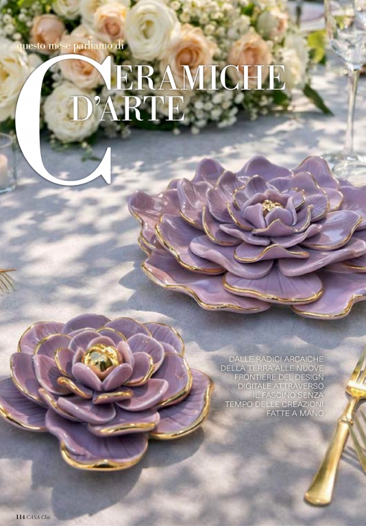 Ceramiche Giannini su Casa Chic